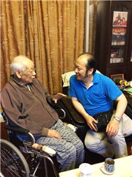 Karl with Conductor Huang Fei Li 